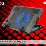 Frisby Fnc-35St Notebook Soğutucu, 14 cm Mavi Led’Li Fan