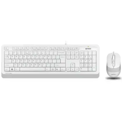 A4Tech FG1010 Kablosuz Q Trk Optic Mouse beyaz Multimedya Klavye - Mouse Set