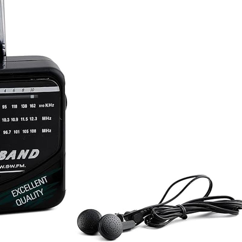 Geepas GR6821 4-bantlı Radyo ve Kulaklık