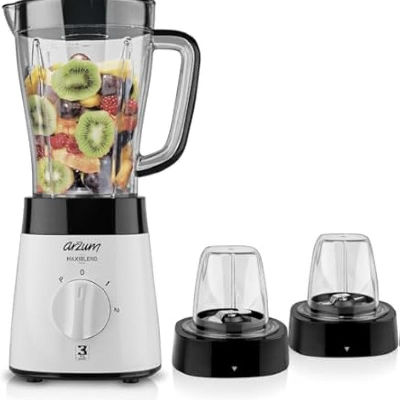 ARZUM AR1056 Maxiblend Glass Sürahi Blender - Paslanmaz Çelik