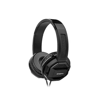 Snopy SN-101 BONNY Siyah PCTelefon Mikrofonlu Kulaklık