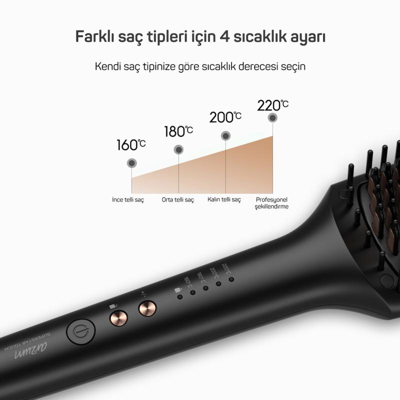 ARZUM AR5068 Superstar Touch Saç Düzleştirici Fırça