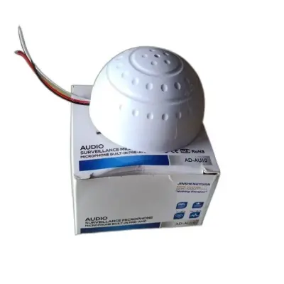 Wired Digital Camera Audio AD AU10 CCTV Surveillance Microphone, For Indoor, 20 m