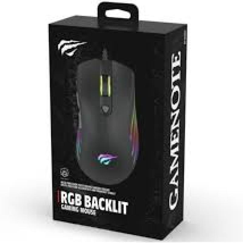 Gamenote MS1002 Kablolu Rgb Optik Oyuncu Mouse Siyah