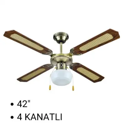42″ Tavan Vantilatörü 4 Kanatlı